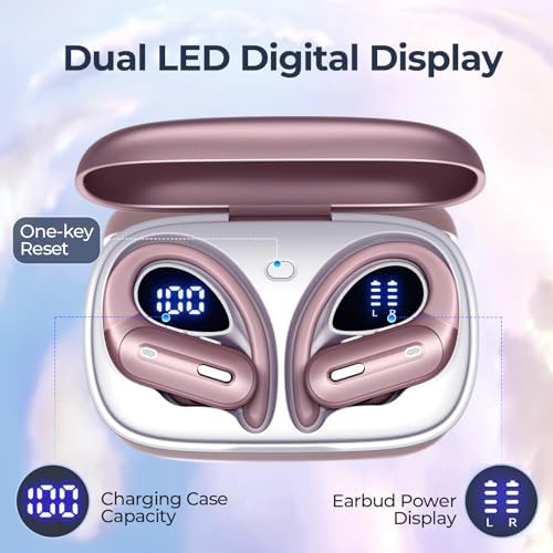 Ultimate Bluetooth 5.3 Wireless Earbuds with Cutting-Edge Active Noise Cancelling – 90 Hours of Playtime for All-Day Listening – IPX7 Waterproof for Ultimate Durability – Ergonomic Design for Secure Comfort – Ideal for Audiophiles and Active Lifestyles Seeking Premium Sound and Hands-Free Calling Solutions