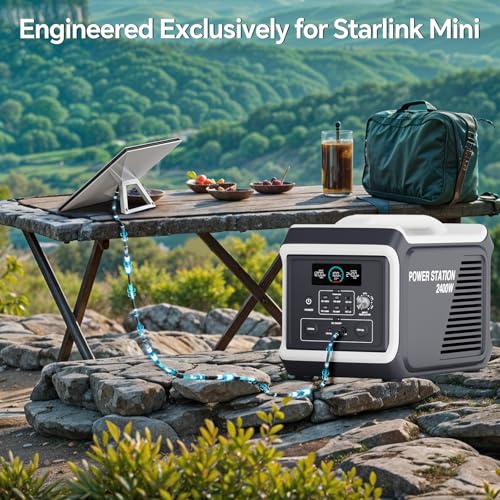 Starlink Mini USB C to DC Power Cable – 3 M (9.8 FT) Waterproof 16 AWG Copper Wire for Reliable Connectivity with 20 V PD Chargers and 100 W+ Power Banks – Optimized for Outdoor Use and Seamless Internet Performance