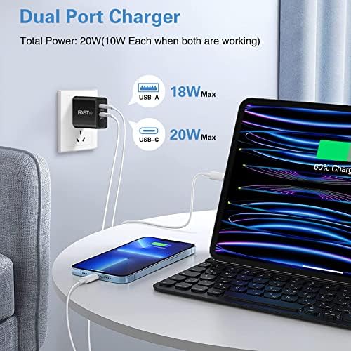 5 Pack Boxeroo USB-C Wall Charger Block – Dual Port PD Fast Charging Adapter for i Phone 15 Pro Max, Google Pixel 6/5, Samsung Galaxy – Universal USB-C Plug for Rapid Device Charging – Compact, Durable, and Travel-Friendly