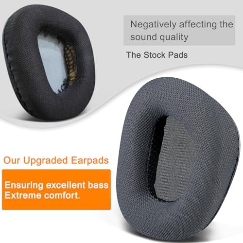 Upgrade Your Corsair Void Gaming Headset with SOULWIT Burgundy Mesh Replacement Earpads – Premium Noise-Isolating Ear Cushions for Unmatched Audio Clarity and Comfort – Effortless Installation with Long-Lasting Durability for Serious Gamers
