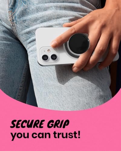 Transform Your Mobile Interaction with the On The Grip Macaron Color Collapsible Phone Grip & Stand – Chic White Round Holder for Optimal Device Control, Universal Compatibility, and Effortless Hands-Free Viewing – Ideal Smartphone Accessory for Secure Handling and Travel-Friendly Design