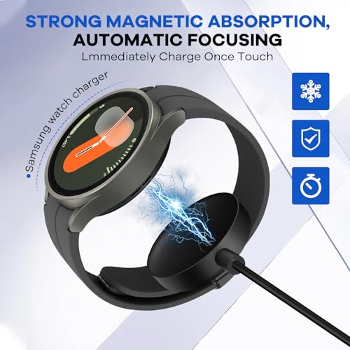 40 W Dual-Purpose Fast Charging Car Charger for Samsung Galaxy Smartphones & Smartwatches – 5 FT Premium Charging Cable for Galaxy S24/S23/S22/21/20, Note/Z Fold 6 & Watch 7/6/5/4/3 Active2/1 – Essential Travel Charger for Maximum Convenience and Durability on the Go