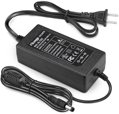 High-Efficiency 12 V 8 A AC to DC Power Adapter – 96 W Switching Supply for LED Strip Lights – 6.7 ft Power Cord – Universal Compatibility with 5.5 mm x 2.5 mm & 2.1 mm Connectors – Robust, Long-Lasting Power Solution for Home and Professional Use – Enhanced Performance & Economical Design