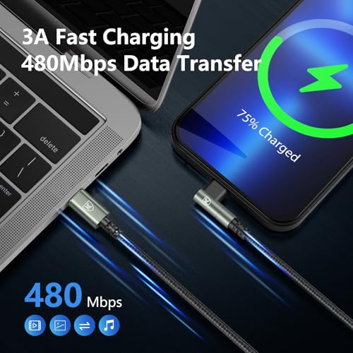 Elevate Your Charging Experience: 10 ft MFi Certified i Phone Charger Cable 3-Pack with 90-Degree Connector – Fast Charging & Durable Nylon Braided Design for i Phone 14/13/12/11/Pro/Max/Mini/X/Plus/8/7/6/Plus – Perfect for Home, Office, and Travel Use – Enhanced Compatibility and Comfort