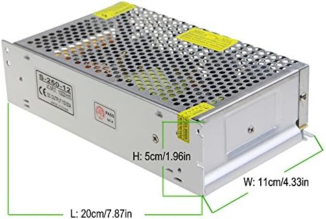 12 V 15 A High-Efficiency Power Supply Adapter for LED Strips & CCTV Systems – Versatile AC to DC Converter with 180 W Output – Enhanced Safety Features & Compact Design for Reliable Performance in Various Applications