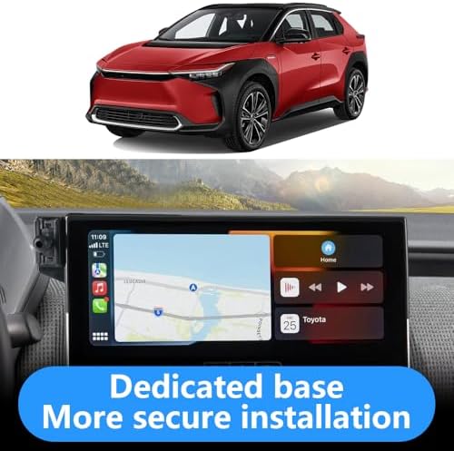 Premium Car Phone Holder for Toyota b Z4 (2023-2025) & Subaru Solterra (2023-2025) – Secure Mobile Cradle with 360° Rotation, Quick-Release Design, and Built-In Charging for Enhanced Navigation and Seamless Connectivity – Essential Auto Interior Accessory for Safer Driving