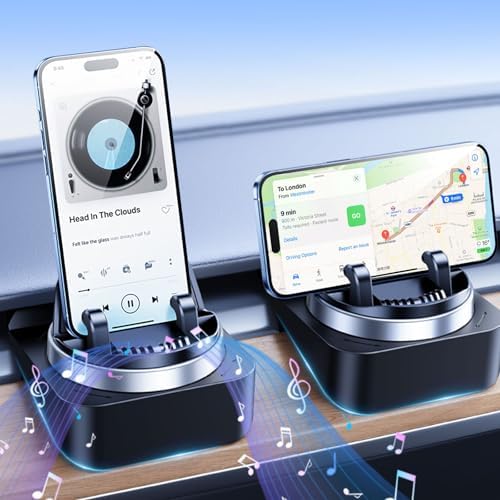 Revolutionary 360° Swivel Tesla Phone Mount for Model Y & Model 3 – Premium Dashboard Smartphone Holder Enhancing Safety and Convenience with Dual Functionality as Sunglasses Organizer – Compatible with i Phone, Samsung, Google – Tool-Free Installation for Effortless Use