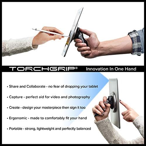 Premium Ergonomic Universal Tablet Stand – Adjustable Holder for i Pad, Samsung & More | Made in USA | Perfect for Desk, Lap, or Bed Use | Lightweight, Durable & Stylish Black Finish for Ultimate Hands-Free Comfort