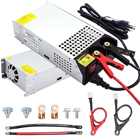 High-Performance 12 V 50 A AC to DC Power Supply – 600 W Universal Switching Converter for LED Strip Lights, CCTV Systems & RV Applications – Enhanced Safety Features & 110 V/220 V Compatibility for Reliable Power Delivery