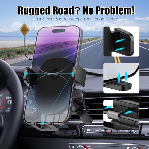 YUHENG Versatile Cup Holder Phone Mount for Cars – 360-Degree Rotatable Gooseneck Design for Optimal Smartphone Visibility, Effortless Installation, Universal Compatibility with All Devices, Enhance Driving Safety & Convenience