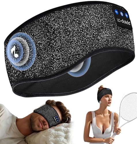 Bluetooth Sleep Headphones with Integrated Sleep Mask – Ultimate Wireless Earbuds for Peaceful Nights and Active Days | Perfect for Travel, Meditation, and Workouts – Superior Comfort and Sound Quality for Insomnia Relief and Focused Relaxation