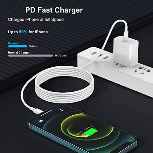 Accelerate Your Apple Watch Charging with the 20 W USB-C Fast Charger – 6 ft Magnetic Cable for Ultra 2 & All Models – MFi Certified for Rapid, Reliable Power Delivery and Exceptional Durability – The Ultimate Travel Companion for Effortless Charging