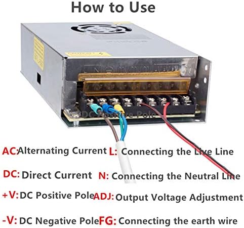 PHEVOS 12 A 5 V Universal Power Supply Adapter – High-Efficiency AC to DC Transformer for Raspberry Pi, CCTV, LED Lighting & Computer Projects – Reliable Power Solution with Safety Features for Enhanced Device Performance and Versatile Applications