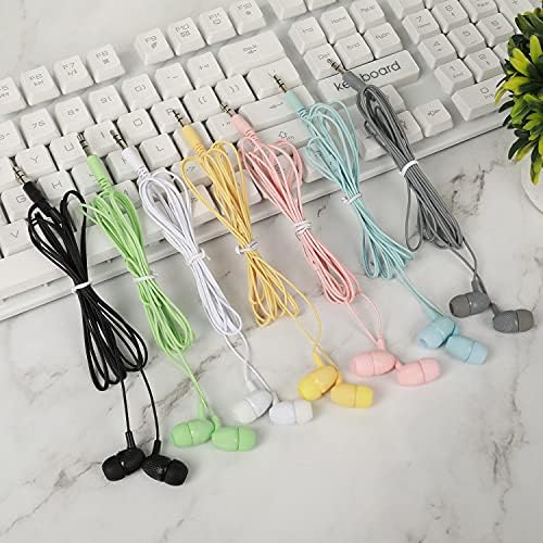 Bulk School Earbuds Headphones – 100 Pack HY400 Black – Premium Quality Audio for Classroom Learning – Comfortable & Durable Earphones for Kids, Teens, and Adults – Versatile Compatibility for Enhanced Educational Engagement