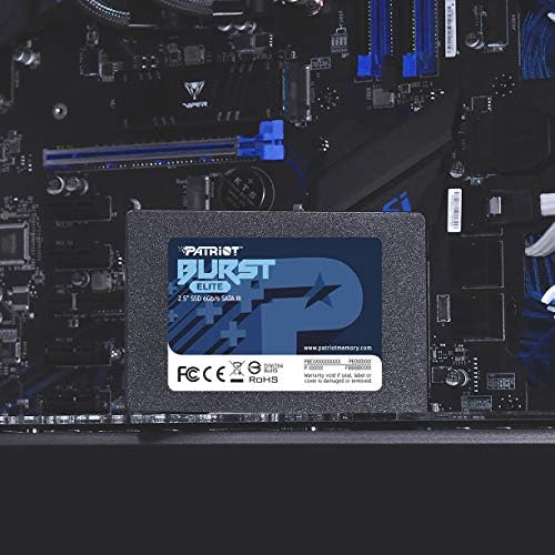Patriot Memory Burst Elite 480 GB SATA III SSD – Lightning-Fast 2.5 Inch Solid State Drive for Unmatched Performance and Reliability in Gaming and Everyday Use