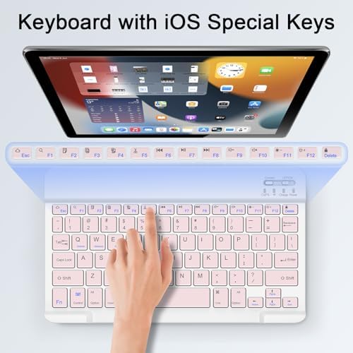 Sleek Wireless Keyboard and Mouse Combo – Rechargeable Bluetooth & 2.4 GHz USB for i Pad, Smartphone, PC & Laptop – Ergonomic Design for Ultimate Comfort in White – Elevate Your Workspace Efficiency!