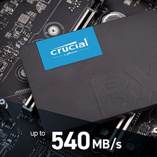 Elevate Your Computing Experience with Crucial BX500 240 GB 3 D NAND SATA 2.5-Inch Internal SSD – Lightning-Fast 540 MB/s Read Speeds for Superior Performance and Enhanced Compatibility Across Devices