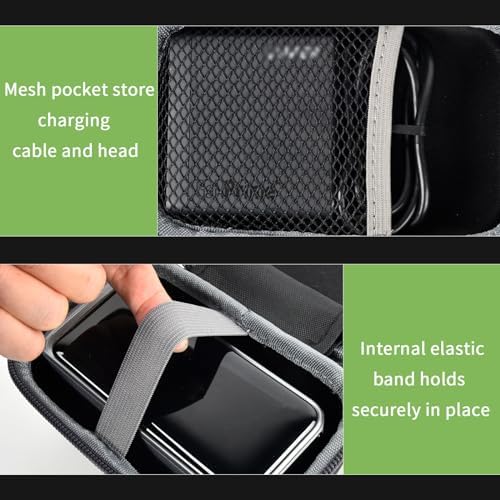 Ultimate Organizer Case for Anker Prime Power Bank 20,000 m Ah – Portable Charger Storage Solution with Charging Cable Holder & USB-C Compartment – Travel-Friendly Power Bank Bag for i Phone & Samsung Devices – Superior Durability & Sleek Design