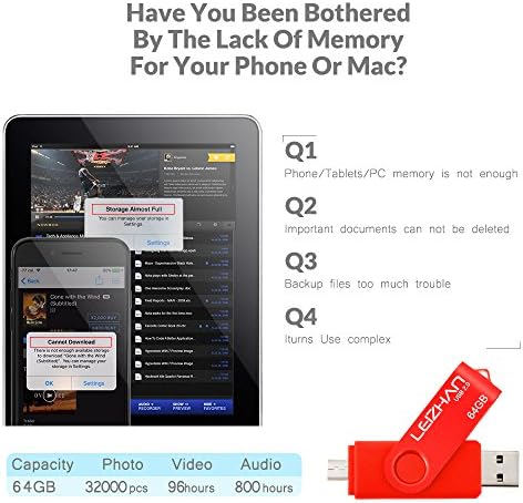 Unlock Ultimate Storage with LEIZHAN 128 GB OTG Flash Drive – Fast USB 2.0 Micro Pendrive for Android Devices, Perfect for Samsung Galaxy, Xiaomi, LG, Sony, One Plus, HTC, and Meizu – Reliable, Portable Memory Solution for Photos, Videos, and Documents