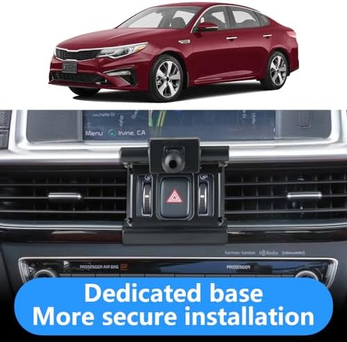 Kia K5 2021-2024 Car Phone Holder: Ultimate Gravity Slide-in Cradle for Secure Smartphone Navigation and Charging – Premium Air Vent Mount for LXS, GT-Line, EX, GT, and LX Models – Elevate Driving with 360-Degree Rotation and Hands-Free Convenience