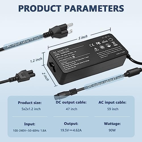 Universal 90 W Laptop Charger with 16 Connectors – Versatile Power Supply for HP, Dell, Lenovo, Acer, and More – Plug-and-Play Convenience with Automatic Voltage Adjustment – High Compatibility for Multiple Laptop Models – Ideal for Ultrabooks and Chromebooks – Efficient Power Source for Diverse Brands – Global Input Voltage: 100-240 V – Perfect for Students, Professionals, and Travelers – Reliable Charging Solution with Enhanced Speed and Performance