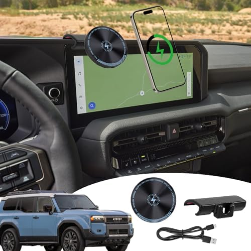 Toyota Land Cruiser 2024-2025 Magnetic Phone Mount with 15 W Fast Wireless Charger – Ultimate Driving Accessory for Enhanced Connectivity and Safety, Effortless Installation, and Sleek Aesthetic Integration Toyota Land Cruiser 2024-2025 Magnetic Phone Mount with 15 W Fast Wireless Charger – Ultimate Driving Accessory for Enhanced Connectivity and Safety, Effortless Installation, and Sleek Aesthetic Integration