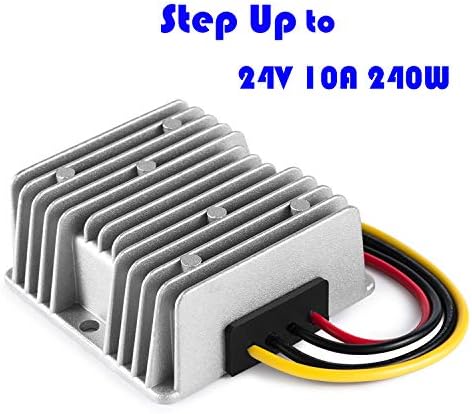 High-Efficiency DC/DC Voltage Booster – Transform 12 V to 48 V for Automotive and Marine Use, 5 A 240 W Power Supply Module, Compact Voltage Regulator with Overcurrent Protection for Enhanced Electrical Systems in Cars, Boats, and Trucks