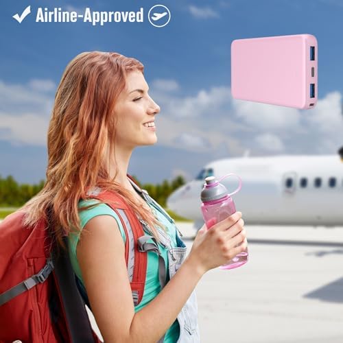 VANYUST 10000 m Ah Portable Power Bank – Ultra-Fast USB-C Charger for i Phone 16, Samsung S22, Google Devices – Slim, Lightweight Design for On-the-Go Power – Enhanced Compatibility for All Your Charging Needs