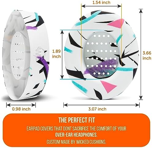 Upgrade Your Beats: WC Sweat Z Studio Earpad Covers for Studio 2 & 3 | Revolutionary Sweatproof Design, Effortlessly Washable, Perfect Fit | Unmatched Protection for Headphones & Enhanced Comfort