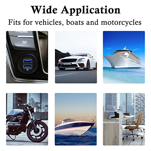 Revolutionize Your Vehicle’s Connectivity with the Type C 3.1 & USB 3.0 Flush Mount Extension Cable – 1-Foot Waterproof Dashboard Solution for Cars, Boats, and Motorcycles with Built-in LED Indicator for Enhanced Visibility and Fast Data Transfer