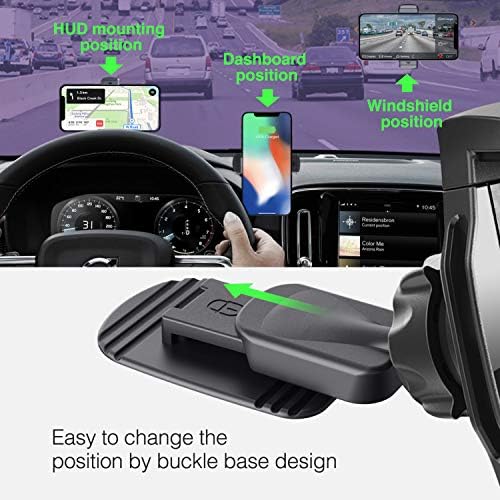 Premium Smartphone Cradle for Cars – JIMISHA 360° Rotatable Sticky Adhesive Mount for 4-6.5 Inch Devices – Unmatched Stability & Seamless Navigation Experience