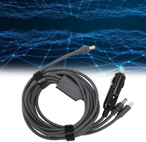 Zunate 3-in-1 Mini Cable for Mini Power, High Speed USB C/DC to DC/Car Charger Adapter Cord Replacement Cable, Accessories (20m) – Enhanced Compatibility and Speed