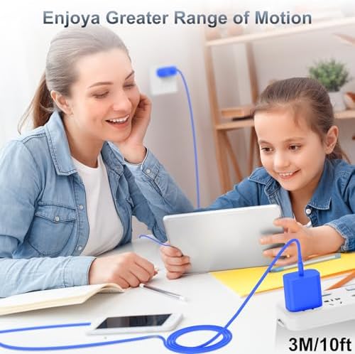 High-Efficiency 20 W USB-C Fast Charger for i Phone 16 & i Pad Pro – Versatile 6 ft & 10 ft Type C Charging Cables with Robust Wall Adapter for Quick Power Boosts – Perfect for i Phone 16 Pro Max, 15 Plus, and All i Pad Models – Maximize Your Charging Flexibility and Efficiency