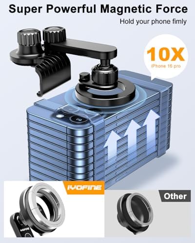 Enhance Your Tesla Experience with the Mag Safe Phone Mount – No Glue Installation for Model Y, 3, S, X, and Cybertruck – Secure Dash Holder for Effortless Access and Optimal Viewing – Sleek Design for Modern Aesthetics and Driving Safety