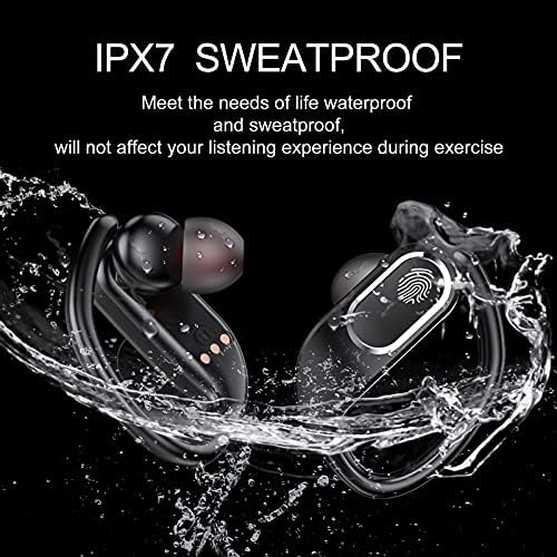 Mu Go Wireless Sports Earbuds – Advanced Bluetooth 5.0 Noise-Cancelling Headphones with 48-Hour Playtime, Deep Bass Sound, Waterproof Construction, and Comfortable Ergonomic Design for Active Lifestyles – Perfect for Workouts and Hands-Free Calls