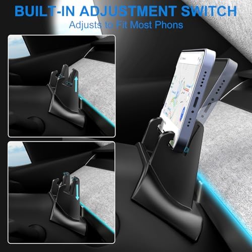 Transform Your Tesla Driving Experience with the Ultimate Silicone Phone Mount for Model 3 Highland 2024 & Model Y 2025 – Hands-Free Navigation, Sleek Design, and Secure Grip for Optimal Convenience and Safety