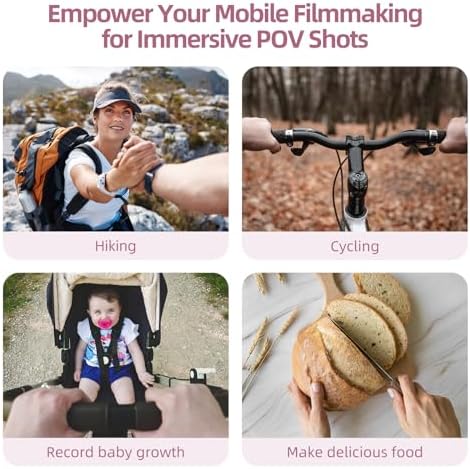 REYGEAK Magnetic Neck Phone Mount – Ultimate Hands-Free Vlogging Solution for i Phone 16/15/14/13/12 & Android Devices | Lightweight Adjustable Chest Stand for Effortless Video Capture | Enhanced Stability with Advanced Magnetic Technology | Perfect for Outdoor Adventures and Creative Content Creation