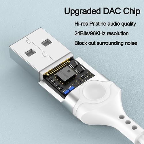 DUKABEL USB Gaming Earbuds – Superior In-Ear Headphones with Integrated Microphone for PC, PS4, PS5 | Ultra-Lightweight for Video Conferencing & Gaming | Exceptional Sound Clarity & Powerful Bass for an Engaging Experience – Effortless Plug-and-Play Setup