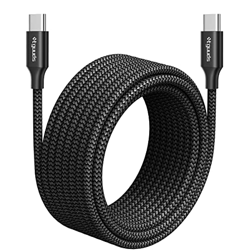 Ultra-Durable 16 ft USB C to USB C Cable – High-Speed PD Charging Cord with Braided Design, Ideal for Samsung Galaxy S21, Pixel, i Pad Pro 2020 & More – Unmatched Length for Ultimate Convenience and Performance
