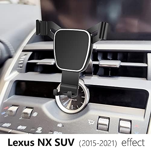 Lexus NX 200 300 300 h Car Phone Holder: Premium Gravity Linkage Cradle for 2015-2021 SUV Models – Seamless Integration, Stylish Auto Interior Accessory, Effortless Smartphone Mounting and Navigation Support