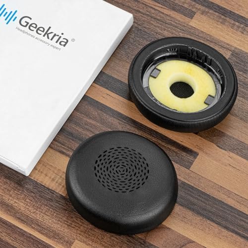 Upgrade Your Audio Experience with Geekria Premium Memory Foam Replacement Ear Pads for Jabra Evolve2 75 – Effortless Installation, Unmatched Comfort, and Enhanced Sound Isolation for Wireless Headphones