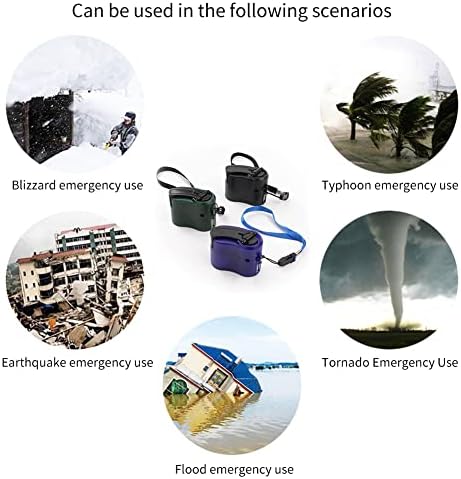 Emergency-Ready Hand Crank Generator: Lightweight 5 V USB Charger for Outdoor Adventures & Mobile Phone Powering – Ideal for Camping, Hiking, and Unexpected Outages