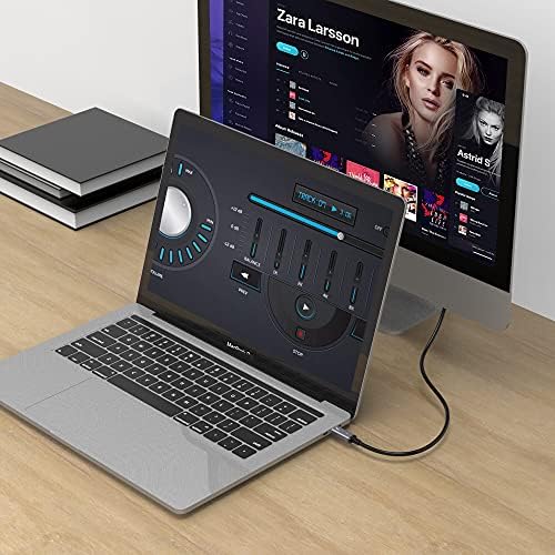 TREBLEET 40 Gbps USB4 Cable: Ultimate Thunderbolt 3 & 4 Compatibility, 6.6 ft Length, 100 W Fast Charging, 5 K@60 Hz Ultra HD Support – Unmatched Performance for Professionals and Tech Enthusiasts