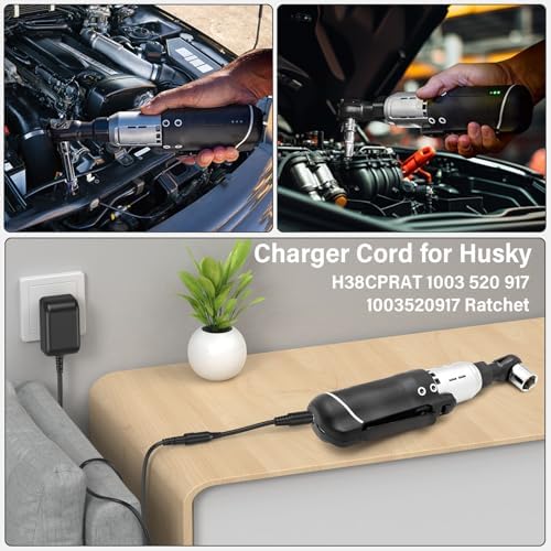 High-Efficiency 12 V Lithium-Ion Charger for Husky H38 Cordless Ratchet Drive – Rapid AC/DC Power Supply for Model 7106 Motor – Lightweight, Durable Accessory for DIY and Professional Tool Performance – Quick Charge Technology for Uninterrupted Workflow