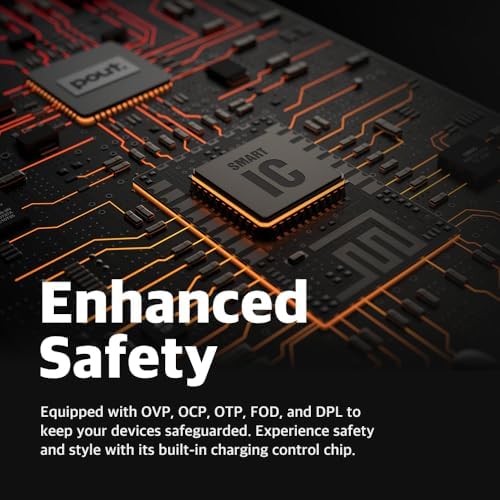 Enhance Your Workspace Efficiency with the POUT H3 Split Wireless Charging Mouse Pad – Fast Qi Charger for Seamless Device Power, Magnetic Alignment for Precision Use, Premium Anti-Slip Surface in Elegant Midnight Blue – Perfect for Smartphones and Earbuds – Elevate Your Productivity with Style and Functionality