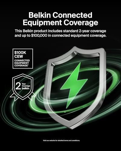 Belkin Sound Form Adapt Wireless Over-Ear Headset – Ultimate Gaming and Travel Companion with Advanced Noise-Cancelling Boom Mic | 45-Hour Battery for Nonstop Enjoyment | Effortless Bluetooth Connectivity for i Phone, i Pad, Galaxy and More – Sleek Black Design for Supreme Comfort and Style