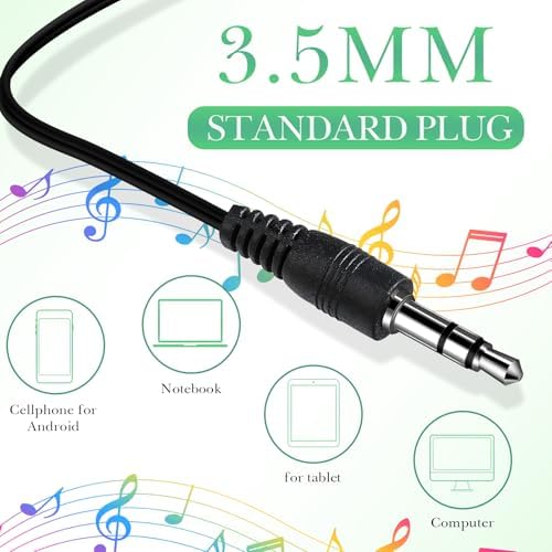 Kanayu 100 Pack Classroom-Ready Wired Earbuds – High-Quality 3.5 mm Jack Earphones for Enhanced Student Learning, Individually Packaged for Quick Distribution, Lightweight Comfort for Focused Educational Experiences