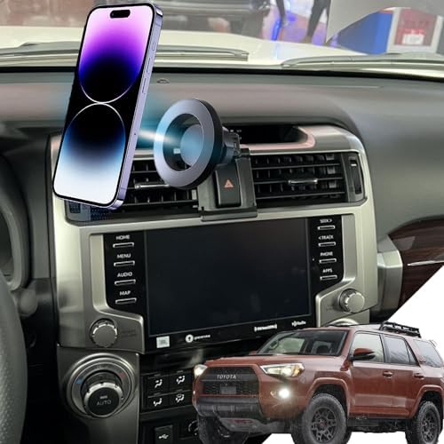 Revolutionize Your Drive with the Ultimate Magnetic Phone Mount for 2010-Present Toyota 4 Runner – Seamless i Phone 12/13/14/15 Compatibility, Hands-Free Navigation, and Effortless Installation for Enhanced Safety and Convenience