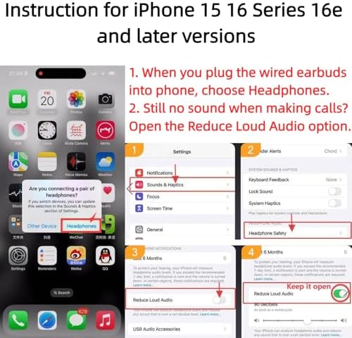 Premium USB Type C Wired Earbuds for i Phone 16 & Samsung Galaxy Devices – Advanced Noise-Canceling In-Ear Headphones with Magnetic Storage for Tangle-Free Use, Exceptional Hi-Fi Stereo Sound for Audiophiles, Enhanced Compatibility with i Pad A16 & Pixel 9 Series – Ultimate Comfort and Crystal-Clear Audio Experience for Music Enthusiasts and Professionals