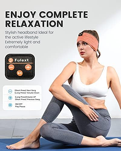 Perytong Wireless Sleep Headphones Headband – Ultimate Comfort Audio Solution for Restful Sleep and Relaxation, Perfect Gift for All Ages – Noise-Blocking Technology with Superior Bluetooth Connectivity and Long Battery Life